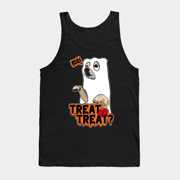 Spooky Shiba Inu Tank Top by X-TrashPanda